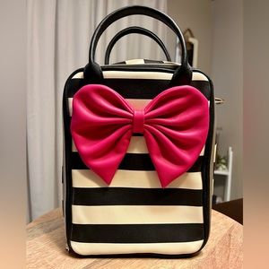 Betsy Johnson Leather Insulated Lunch Tote